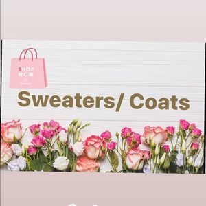Sweater and coats section